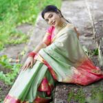 Priyanka Thimmesh Instagram - “When you make peace with yourself, you make peace with the world.” 🤩 @iampriyankaathimmesh #priyankathimmeshofficial Click by 📸: @rainbow_photography_official thank u kiru ..your are the best 🤩💖 #sareelove #sareegirl #traditionalwear #instagood #instagram #happysoul❤️ #peaceofmind #loveoflife #emotional #strongwomen 🥰💖