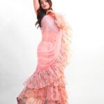 Priyanka Thimmesh Instagram - 💖✨ Photography @bhagathmakka Desginer by @lakshana_label Makeup & hair @iglambeautystudiochennai @iampriyankaathimmesh #priyankathimmeshofficial #priyankathimmesh #pinklove