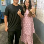 Priyanka Upendra Instagram – #vote #karnataka @aayushupendra