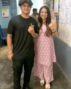 Priyanka Upendra Instagram - #vote #karnataka @aayushupendra