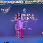 Priyanka Upendra Instagram - Asianet Suvarna News and Kannada Prabha held the very first Excellence In Health Care Awards 2023. It was indeed an honour to be a part of this thoughtful initiative. #healthcareexcellenceawards #asianetsuvarnanews #kannadaprabha #doctors #healthcare #karnataka