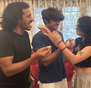 Priyanka Upendra Instagram - People ask me if you’re a better actor or director..I think the role you play best is as Papa !! Happy Fathers ‘ Day to you ! @nimmaupendra @aayushupendra