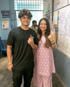 Priyanka Upendra Instagram - #vote #karnataka @aayushupendra