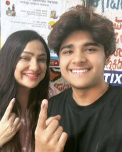 Priyanka Upendra Instagram - #vote #karnataka @aayushupendra
