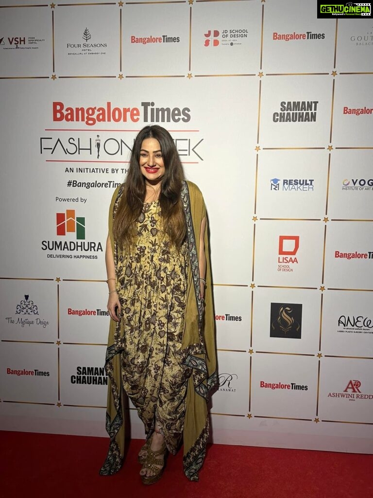 Priyanka Upendra Instagram - Bangalore Times Fashion Week Day #2 @bangalore_times @timesfashionweek