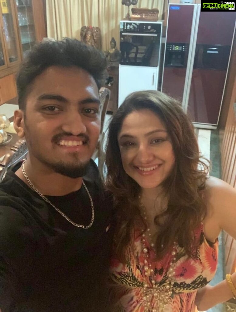 Priyanka Upendra Instagram - Happy birthday Nidarshan! It is so wonderful to see you grow into an incredible young adult! May all your dreams come true, Continue to strive , believe in yourself always and do everything with love!! I’m always here for you!! Have a super duper year ahead!!! 💖💖💖 @nidarshan_sudhindra