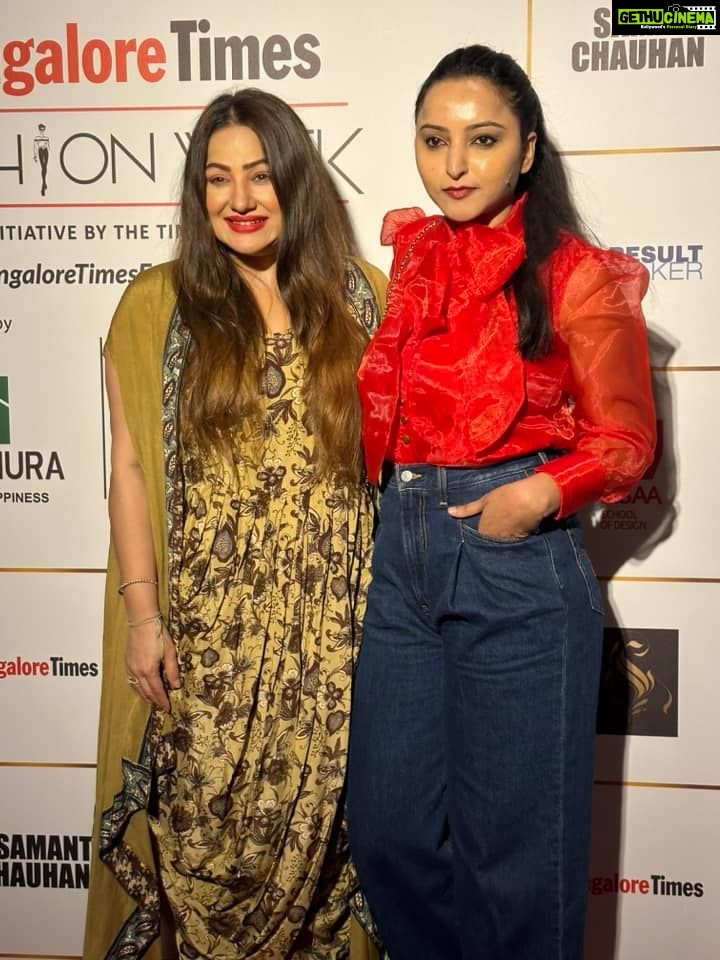 Priyanka Upendra Instagram - Bangalore Times Fashion Week Day #2 @bangalore_times @timesfashionweek