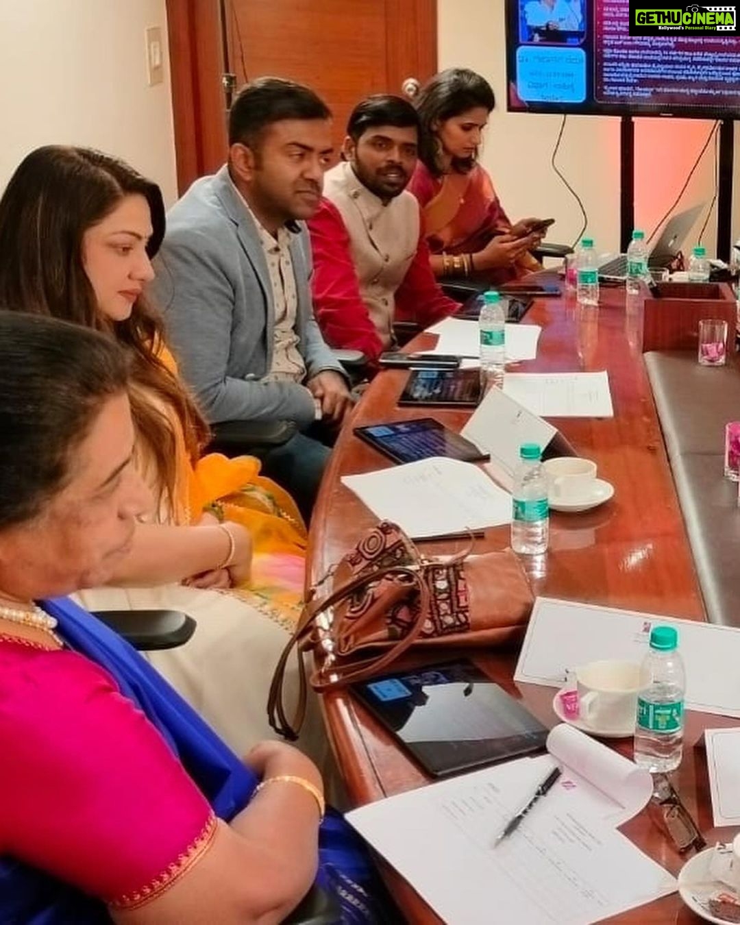 Priyanka Upendra Instagram - Here are some moments from the jury meeting of “Kannadiga Of The Year” 2023 #news18 held yesterday.