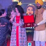 Priyanka Upendra Instagram - It was such an honour to receive “The Missile Man Award “from Padma Shri Mr.Jitendra Singh Shanti , Shaheed Bhagadh Singh Seva Dal New Delhi , whose relentless work I truly respect and admire 🙏🏻 thank you so much sir , and also to the organisers Akshayapatra Excellence Awards..🙏🏻