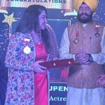 Priyanka Upendra Instagram - It was such an honour to receive “The Missile Man Award “from Padma Shri Mr.Jitendra Singh Shanti , Shaheed Bhagadh Singh Seva Dal New Delhi , whose relentless work I truly respect and admire 🙏🏻 thank you so much sir , and also to the organisers Akshayapatra Excellence Awards..🙏🏻