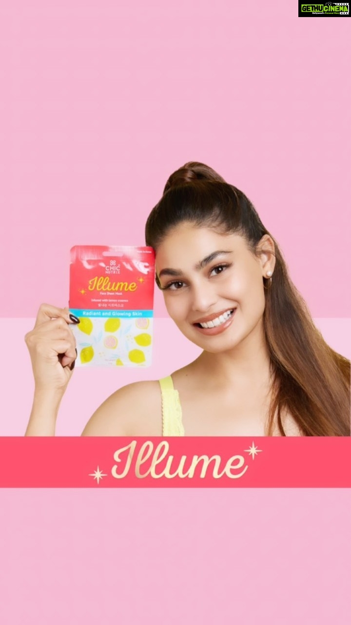 Puja Gupta Instagram - Bringing you the Chicnutrix Illume sheet mask all the way from Korea🫰🏻 It is all set to a burst of freshness to your skincare routine with a lemon essence rich in Vitamin C with added benefits of Niacinamide, Hyaluronic acid and Collagen peptides🍋 Use my code “CHICPUJA” to get additional discounts on website purchase #experiencechic #chicnutrixbeauty #newlaunch #glowingskin #koreanskincare #sheetmask #facemask #koreansheetmask #kbeauty #koreanskin