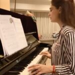 Puja Gupta Instagram - Practice makes human perfect but not me Only getting worse Imma make sure my piano sir is blocked from this post 😂 Oh well I will get there eventually 🎹 🎼 🎶 Mumbai, Maharashtra