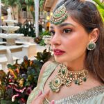 Puja Gupta Instagram - Looking gorgeous as always @iampujagupta x @golecha_jewels . . A timeless symbol of elegance and luxury, this uncut diamond Necklace studded with uncut diamonds and Shiny emeralds is a complete medley of class and royalty. . Uncut diamonds with emerald studs and maangtikka to have a complete bridal look for your auspicious day … . #golecha’sjewels #russian #necklace #earrings #victorian #vibrant #diamonds #emeralds #luxury #diamond #necklace #earrings #maangtikka #bridal #jewels #golechasjewels #golechas #luxury California, USA