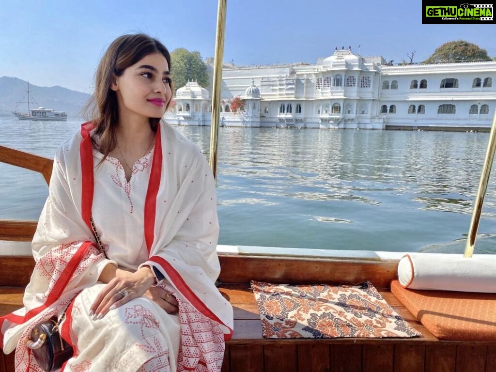 Puja Gupta Instagram - Life is not always easy to live, but the opportunity to do so is a blessing beyond comprehension. ... Taj Lake Palace, Udaipur, India