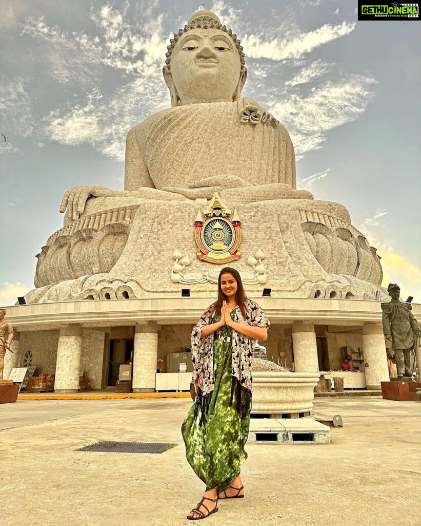 Pujita Ponnada Instagram - Exploring phuket 👒🦋🐉✨ Pic 1,4,6 - old town phuket Pic 2,3,5 - Wat chalong temple Pic 7,8,9 - @big_buddha_phuket_official #pujitaponnada #thailand #phuket #travel Phuket, Thailand