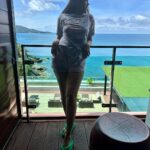 Pujita Ponnada Instagram - A ‘Just got up’ post after so long, it’s beautiful waking up to an amazing view 🌊💙 #pujitaponnada #thailand #phuket #travel #goodmorning