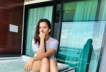 Pujita Ponnada Instagram - A ‘Just got up’ post after so long, it’s beautiful waking up to an amazing view 🌊💙 #pujitaponnada #thailand #phuket #travel #goodmorning