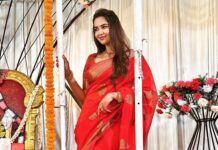 Pujita Ponnada Instagram - 3am wedding shenanigans ❤️✨ Saree @kosataga.in #pujitaponnada #happysunday
