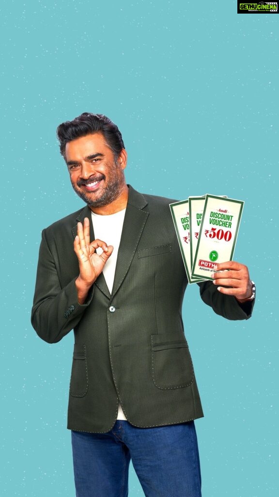 R. Madhavan Instagram - Pothys’ Aadi with the Twist is here! Discover the New Collection with the Most Trending Designs. Offering Fresh Clothings at Favorable Prices at your favorite place, Pothys! ✨Enjoy 5-50% OFF In-store on all products. ✨Get up to 20% OFF on all products on the website. 🥳But here’s the biggest twist! Receive Extra Vouchers that can be redeemed after the Aadi offer period. ⏰ Hurry up and shop now at Pothys! 📍Chennai | Tirunelveli | Srivilliputtur | Coimbatore | Madurai | Nagercoil | Trivandrum | Pondicherry | Bengaluru | Salem | Trichy | Kochi Visit Pothys in-store or shop online at www.pothys.com #aadisales #actormaddy #offers #discounts #coupons #vouchers #actorspecials #salesevent #limitedtimeoffer #pothysofficial #pothys