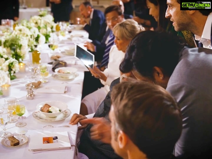 R. Madhavan Instagram - The passion and dedication to do good for the Indo French relationship, as well as for the people of both countries was palpable and intense during the Bastille day celebration in Paris on the 14th of July 2023. I was in complete awe at the dinner hosted by the President Emmanuel Macron in honor of our Honorable, Prime Minister Shri Narendra Modi at the Louvre, of both these world leaders, as they passionately described their vision for the future of these two great friendly nations. The positivity and mutual respect in the air was like a loving embrace. I sincerely pray that their vison and dreams bear fruit for all of us at the desired and appropriate time. President Macron eagerly took a selfie for us while our Honorable Prime Minister very graciously and sweetly stood up to be part of it.. a moment that will be forever etched in my mind for both the uniqueness and impact of that picture. Thank you President Macron and Modi Ji for the incredible lesson on grace and humility. May France and India forever prosper together .🇮🇳🇫🇷 Also 14th July 2023 also marked yet another fantastic and successful launch of Chandrayaan 3 with the unfailing Vikas engine built with the help of SEP France by Shri Nambi Narayanan. Praying also for the succes of their important and incredible mission. @narendramodi @emmanuelmacron #bastilleday2023 #rocketrythenambieffect