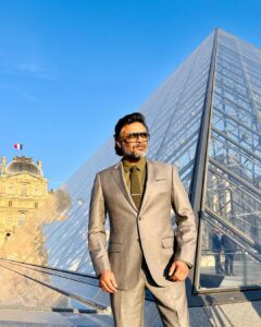 R. Madhavan Instagram - Thank you soooo much for making me feel so right for the occasion . For all the relentless styling options and the love .. @radhikamehra . I feel so comfortable and myself..#bastilleday 🇫🇷 at the #louvre #presidentsdinner2023