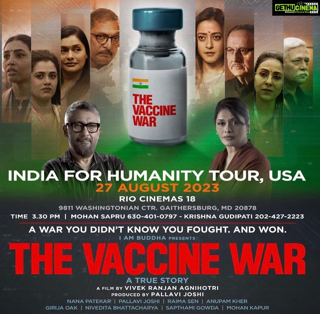 R. Madhavan Instagram - Just saw “THE VACCINE WAR” and totally blown out of my mind by the spectacular sacrifices and achievements of the Indian scientific community, which made India’s very first vaccine and kept the nation safe during the most challenging period, told by a Master Storyteller @vivekagnihotri who makes you cheer, applaud, weep, and euphoric, all at the same time. Stellar performances by the entire cast, @pallavijoshiofficial @anupampkher #Nanapathekar @raimasen (and every single one of them )so beautifully depict the sacrifices and the sheer grit of our Indian scientists ( ladies) aptly and impact-fully. Take a huge bow team #TheVaccineWar .. the Indian scientific community owes your debt of gratitude as we to them..🇮🇳🇮🇳🙏🙏 go see the film in the theaters and make sure to buy a ticket for your superwoman helped you survive the lockdown..The domestic helps and the lovely women .🙏🙏👍👍❤❤🤗