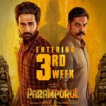 R. Sarathkumar Instagram - ENTERING 3rd WEEK strong .. 💪🏼 #ParamporulMovie 🎬 Feeling very grateful for this. Thank you audiences everywhere for the amazing response. ❤️🙏🏼🤩 @r_sarath_kumar @itsyuvan @aravind275 @kashmiraofficial @kavicreationproductions @sakthifilmfactory @u1recordsoffl @nagooranramachandran @pandikumars @senthil_gram @dwijottama @nadigan_vickywaran @sakthifilmfactory