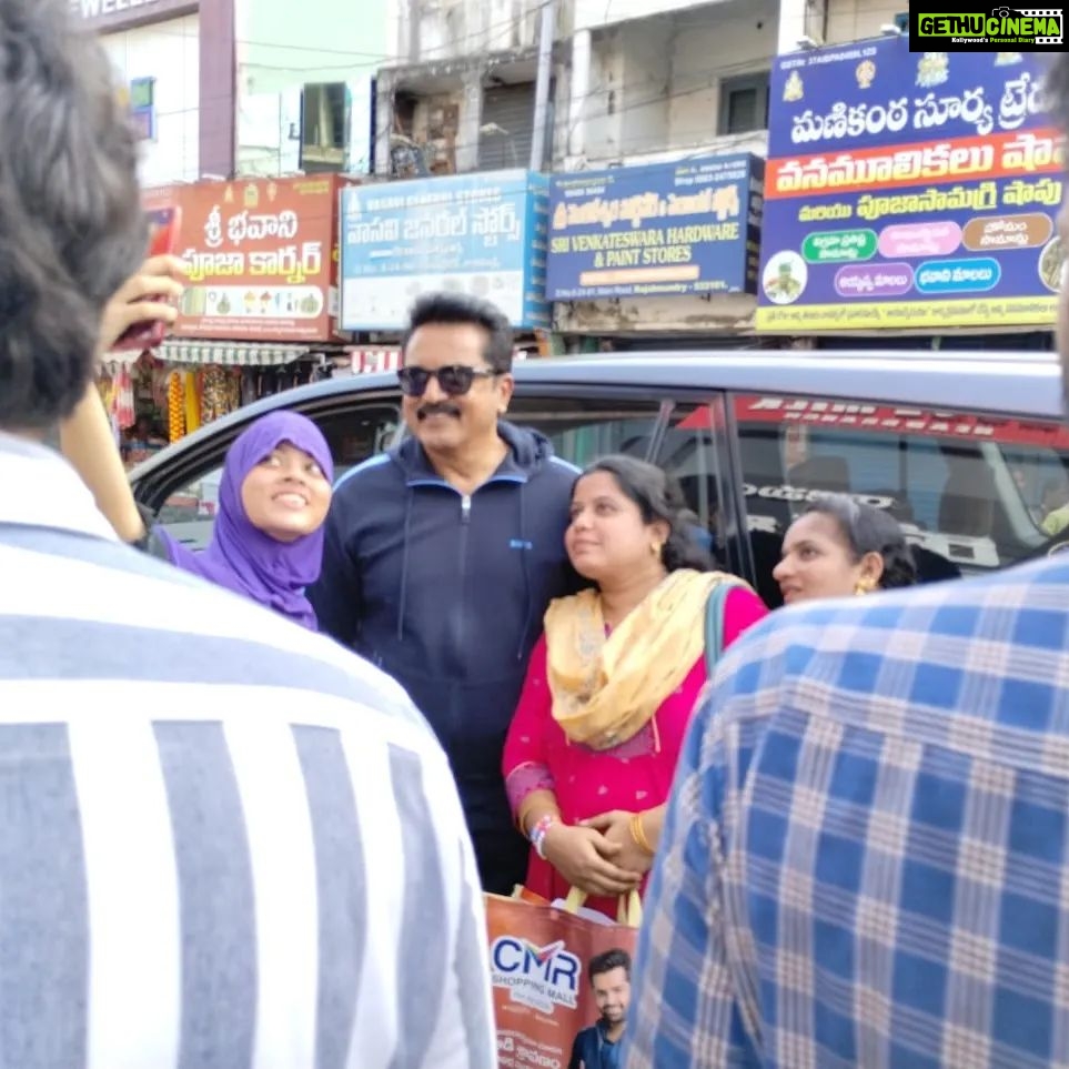 R. Sarathkumar Instagram - A visit to the famous exclusive Rose Milk branch at Rajahmundry, 70 years is no easy task to maintain the quality and pressure of customers wanting to drink three varieties of Rose Milk, with Rishik the third generation owner of the franchise and exchanged pleasantries. . . . #rajahmundry #visit #rosemilkshop #food #stayfit #stayhealthy #diet #foodlover #delicioisrosemilk #healthyfood #tasty #picoftheday