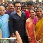 R. Sarathkumar Instagram - Bala Vidya Mandir a School of excellence was established in the year 1950 imparting excellent knowledge and discipline to the student community for more than 72 years. The Inter School cultural event Kalanjali Ventures started in the year 1996 and it sure was an honour to be the chief guest at the inaugural function of the cultural fest with more than 87 schools participating and raring to exhibit their talents on stage. The students were enthusiastic and energetic guided well by the Principal Dr. R. Srinivasa Raghavan, Correspondent Commodore Vijeshkumar Garg, Vice Principal Ms.Daffenee Rodgers, Headmistress Ms. V. Shanthi, and student coordinators. I shared my nostalgic years in school and motivated them to become great human beings and good citizens and to make their parents and teachers proud. . . . . . . #balavidyamandir #school #chiefguest #motivation #schoolstudents #empoverment