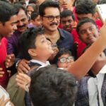 R. Sarathkumar Instagram - Bala Vidya Mandir a School of excellence was established in the year 1950 imparting excellent knowledge and discipline to the student community for more than 72 years. The Inter School cultural event Kalanjali Ventures started in the year 1996 and it sure was an honour to be the chief guest at the inaugural function of the cultural fest with more than 87 schools participating and raring to exhibit their talents on stage. The students were enthusiastic and energetic guided well by the Principal Dr. R. Srinivasa Raghavan, Correspondent Commodore Vijeshkumar Garg, Vice Principal Ms.Daffenee Rodgers, Headmistress Ms. V. Shanthi, and student coordinators. I shared my nostalgic years in school and motivated them to become great human beings and good citizens and to make their parents and teachers proud. . . . . . . #balavidyamandir #school #chiefguest #motivation #schoolstudents #empoverment