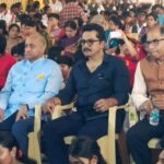 R. Sarathkumar Instagram - Bala Vidya Mandir a School of excellence was established in the year 1950 imparting excellent knowledge and discipline to the student community for more than 72 years. The Inter School cultural event Kalanjali Ventures started in the year 1996 and it sure was an honour to be the chief guest at the inaugural function of the cultural fest with more than 87 schools participating and raring to exhibit their talents on stage. The students were enthusiastic and energetic guided well by the Principal Dr. R. Srinivasa Raghavan, Correspondent Commodore Vijeshkumar Garg, Vice Principal Ms.Daffenee Rodgers, Headmistress Ms. V. Shanthi, and student coordinators. I shared my nostalgic years in school and motivated them to become great human beings and good citizens and to make their parents and teachers proud. . . . . . . #balavidyamandir #school #chiefguest #motivation #schoolstudents #empoverment