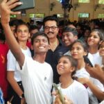 R. Sarathkumar Instagram - Bala Vidya Mandir a School of excellence was established in the year 1950 imparting excellent knowledge and discipline to the student community for more than 72 years. The Inter School cultural event Kalanjali Ventures started in the year 1996 and it sure was an honour to be the chief guest at the inaugural function of the cultural fest with more than 87 schools participating and raring to exhibit their talents on stage. The students were enthusiastic and energetic guided well by the Principal Dr. R. Srinivasa Raghavan, Correspondent Commodore Vijeshkumar Garg, Vice Principal Ms.Daffenee Rodgers, Headmistress Ms. V. Shanthi, and student coordinators. I shared my nostalgic years in school and motivated them to become great human beings and good citizens and to make their parents and teachers proud. . . . . . . #balavidyamandir #school #chiefguest #motivation #schoolstudents #empoverment