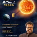 R. Sarathkumar Instagram - #AdityaL1 #AdityaL1Launch #Aditya