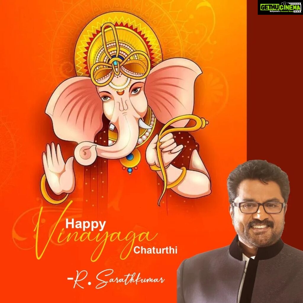 R. Sarathkumar Instagram - #HappyGaneshChaturthi #GaneshChaturthi #GaneshFestival #ganesha