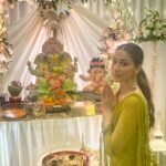Raai Laxmi Instagram - Ganpati bappa morya 🙏 #happyganeshchaturthi everyone 🙏🧿❤️ only love and happiness ❤️