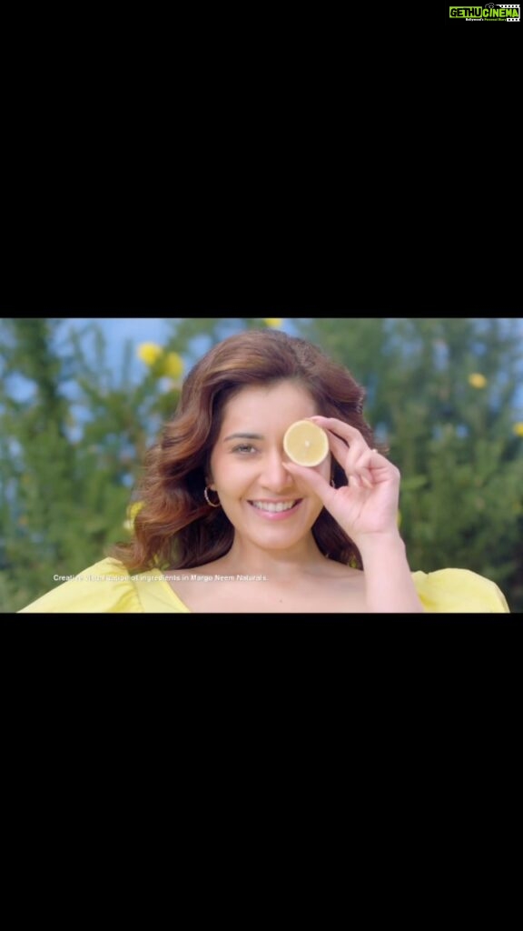 Raashi Khanna Instagram - Everybody asks me how I maintain my beautiful skin. My answer is simple - Margo Neem Naturals. Its 3 new variants are my go-to when it comes to giving my skin the care it needs. While Neem, Honey & Lemon give you a refreshed & glowing skin; Neem, Almond Oil & Rose help you keep it clear & radiant. And of course, for a soft & nourished skin, there’s Neem, Aloe Vera & Jasmine! They elevate my skincare regime and help me build ek achhi aadat for my skin. Start your Ek Achhi Aadat with Margo Neem Naturals and enjoy naturally soft & beautiful skin, everyday! #margoneemnaturals #softandbeautiful #ekachhiaadat
