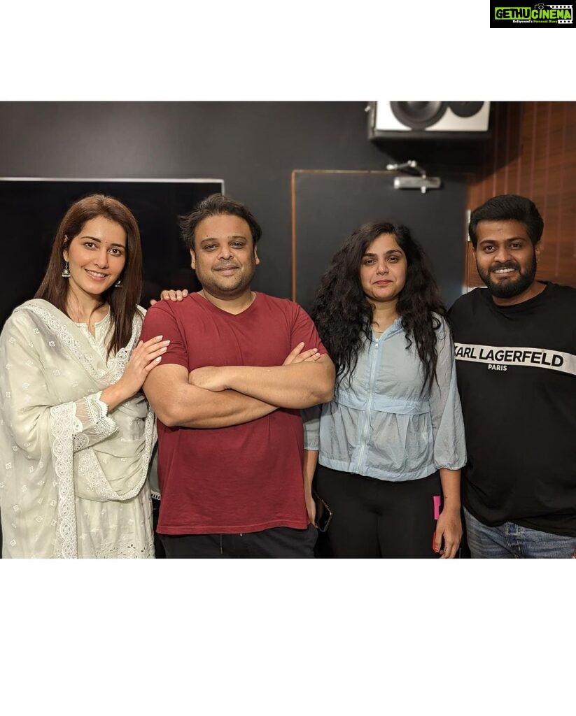 Raashi Khanna Instagram - Getting all prepped to present to you - a verse of love and valour from the heart of Satya. ♥️ Grateful to you @nawinvijayakrishna and @jetpanja for trusting me with this. Coming soon. 🎶 #soulofsatya