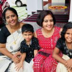Rachana Narayanankutty Instagram – Family 🤍🌈🤍 
Amma, Achan, Sidharthan uncle, Kanakalatha Aunty, Ettan, Ettathiamma, Vaava, Shanku 🥹🥹🥹🥹🥹 #family #familytime #rachananarayanankutty