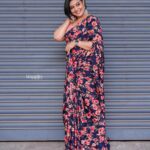Rachana Narayanankutty Instagram - Beauty Like this doesn’t just happen MAH @amal_ajithkumar MAH assistant @aju_popz______ Photography @imagiophotography_official #saree #instagram #beauty #makeup #tvshow #makeuplooks #actor #dancer #sareelove #beautyofsaree #kochi #beautyofkerala #dance Kochi, India