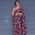 Rachana Narayanankutty Instagram - Beauty Like this doesn’t just happen MAH @amal_ajithkumar MAH assistant @aju_popz______ Photography @imagiophotography_official #saree #instagram #beauty #makeup #tvshow #makeuplooks #actor #dancer #sareelove #beautyofsaree #kochi #beautyofkerala #dance Kochi, India