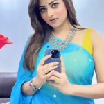 Rachita Ram Instagram - Just Me!🩵 . . . Styling @varshini_janakiram Jewellery @navrathan1954 H&M @paramesh_hairstylist & @nageshmakeover09