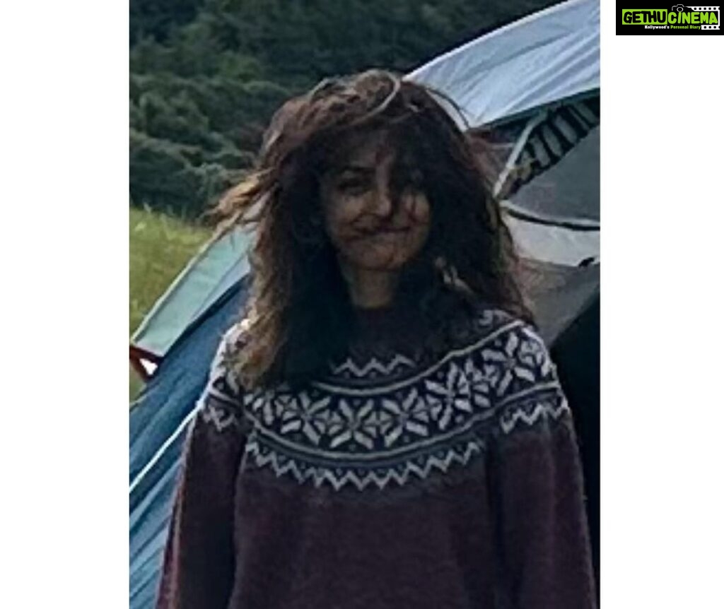 Radhika Apte Instagram - My hair loves wild camping. #wildcampingscotland #tentlife #intothewild #endoftheworld #ontheedgeofharris Isle Of Harris