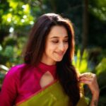 Radhika Narayan Instagram - When saree draped me.. Blouse: @laxmikrishnaofficial PC: @creativepicturesmysore