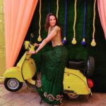 Radhika Narayan Instagram – A girl’s gotta do what she gotta do – upcycle (apart from posing, that is).
Start your journey of reusing and upcycling your wardrobe from today. Be eco-conscious as you keep reinventing yourself!!
Thank you @studiorainn_in for upcycling my old saree into this beautiful lehenga. The top is just the right combo I needed. Love it!💛💚
#upcyclefashion #upcycle