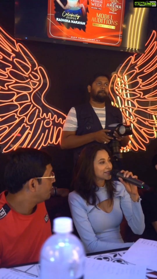 Radhika Narayan Instagram - Watched some amazing talents at the model auditions for Prime Fashion Week Season 2. @primefashion.events Thanks for having me as one of the judges. @anand.fashion.choreographer @salam_coach Venue partner: @justblrarena
