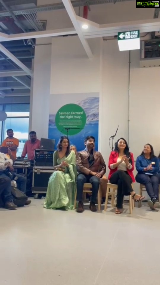 Radhika Narayan Instagram - During the teaser launch of Shivaji Suratkal 2 at @ikea.india Bangalore. With @ramesh.aravind.official sir, @meghanagaonkar @akashsrivatsa @anupgowdaproducer