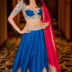 Radhika Narayan Instagram - 💙❤️💙 PC: @vikasphotofactory Wardrobe: @meghakapoorlabel For @primefashion.events