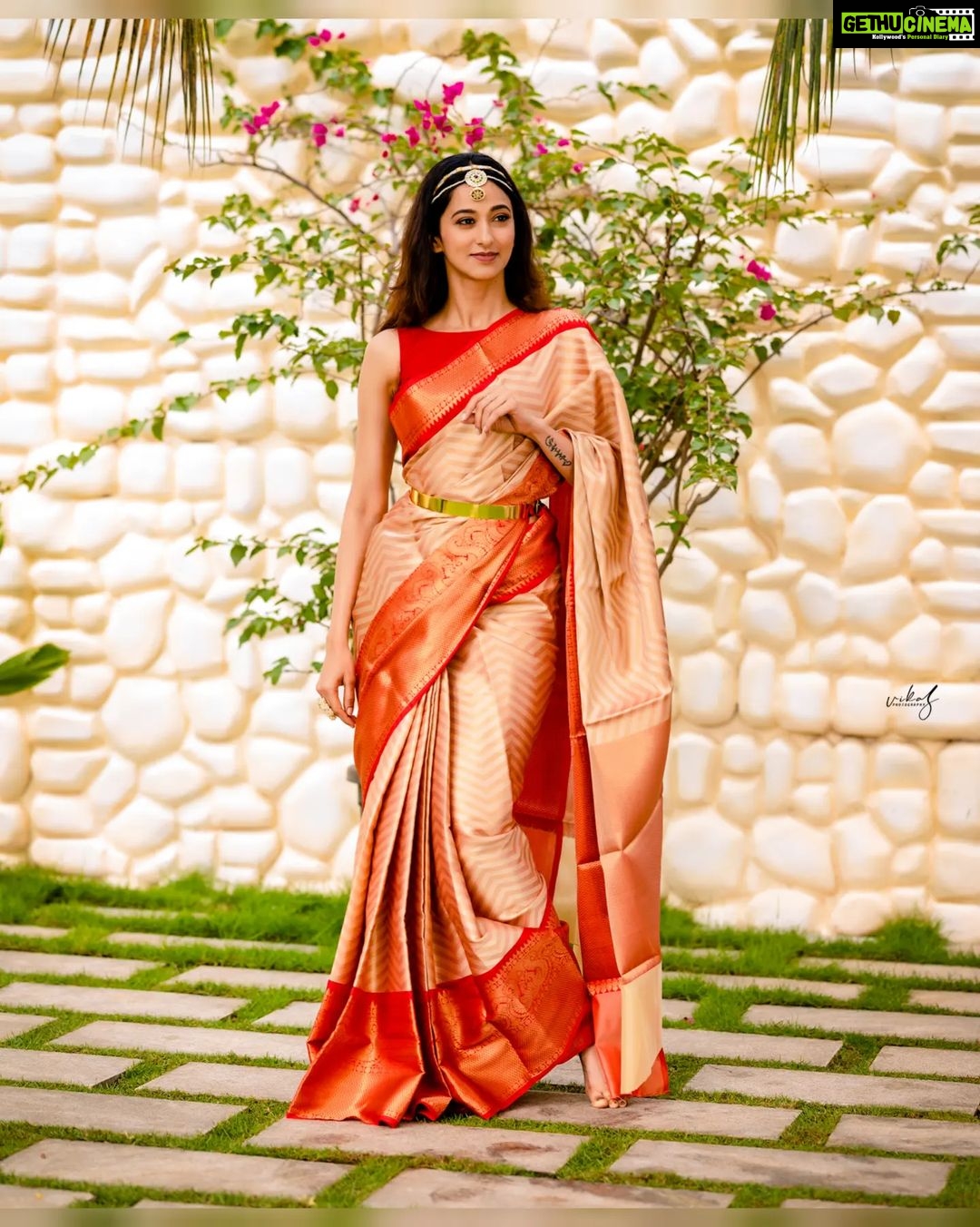 Radhika Narayan Instagram - Saree... The eternal bestie of a woman!! From the house of @sankalpa_angadi Styling and Concept : @sahanastylediary @sahanasvishwanath MUA : @makeovers_sudhanatesh Blouse : @srilakshmi_fashion_mangalore Photography : @vikasphotofactory Location : @babysdayoutstudio