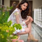 Radhika Narayan Instagram - Well... just a perfect combination of amazing weather, pretty outfit and loads of confidence! Wardrobe: @laxmikrishnaofficial PC: @vikasphotofactory
