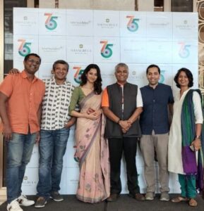 Radhika Narayan Instagram - Glad to partake in the initiative by @shangrilablr and @ikshafoundation to support kids with eye cancer as part of Independence Day celebration! #cakeforacause
#independenceday